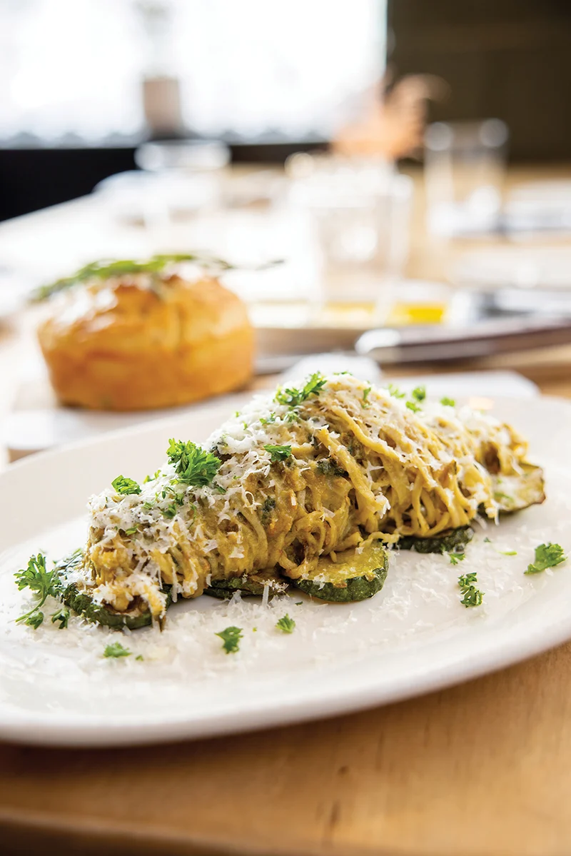 Ever Andalo signature dishes Burrata & ProsciuttoCacio e PepeBucatini all'Amatriciana
